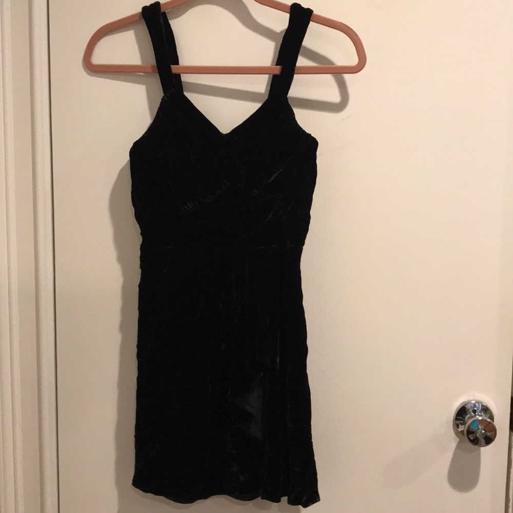 Velvet Little Black Dress